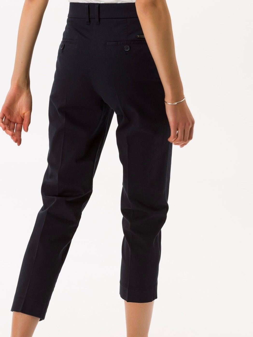 Brax Cotton Pant (Navy) - GERRY WEBER