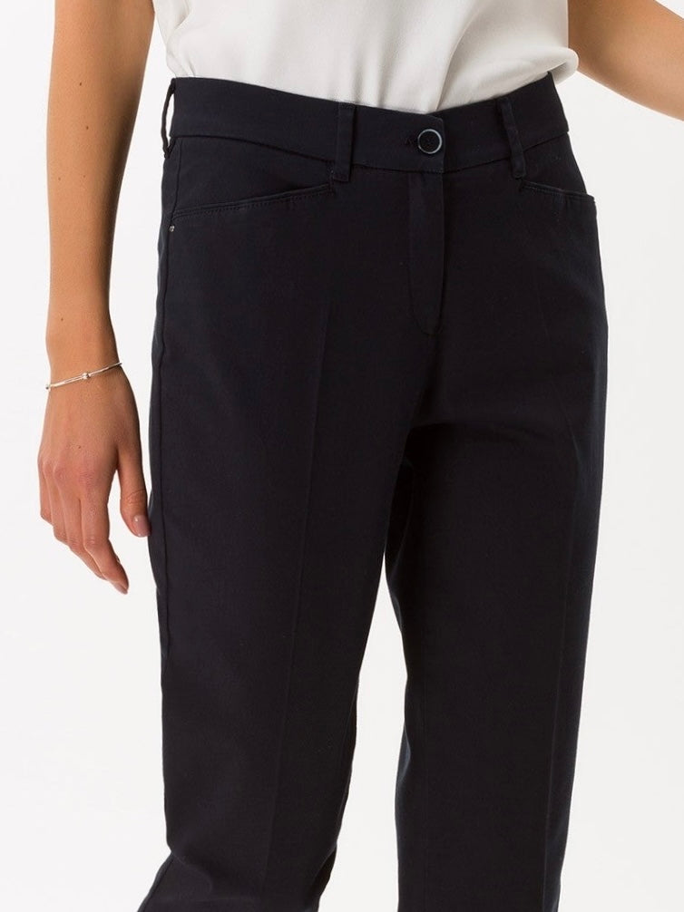 Brax Cotton Pant (Navy) - GERRY WEBER