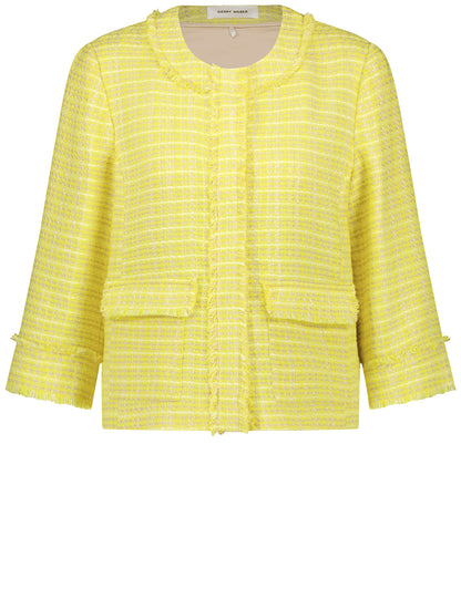 NEW Jacket with Fringe Edges