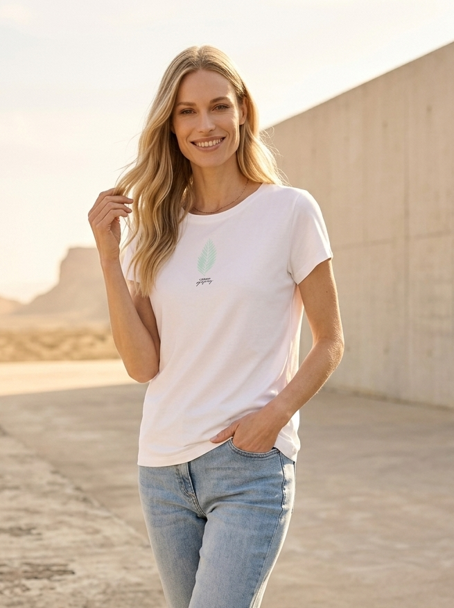 Top with Subtle Print