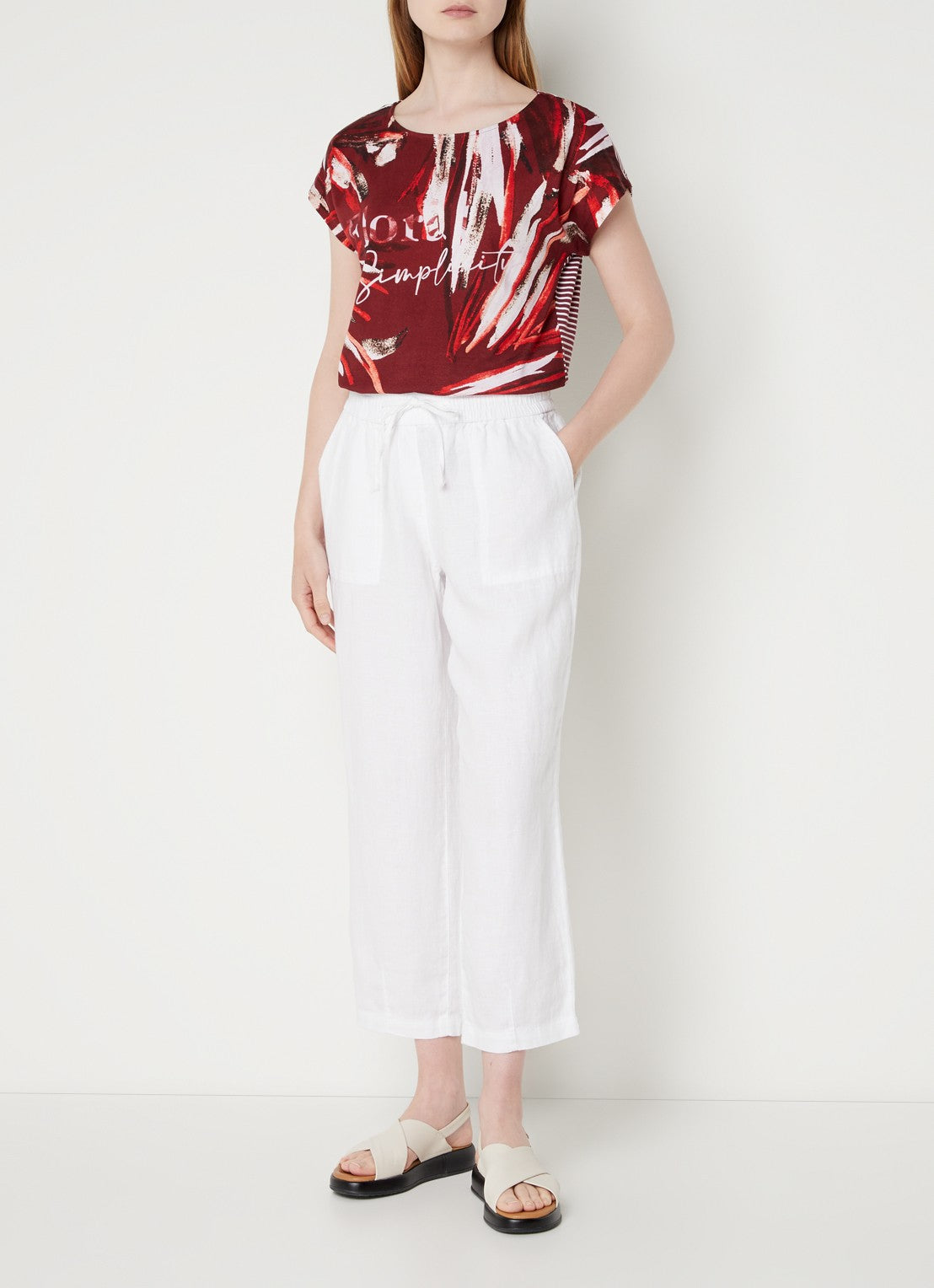Pull-on Linen Pant - GERRY WEBER