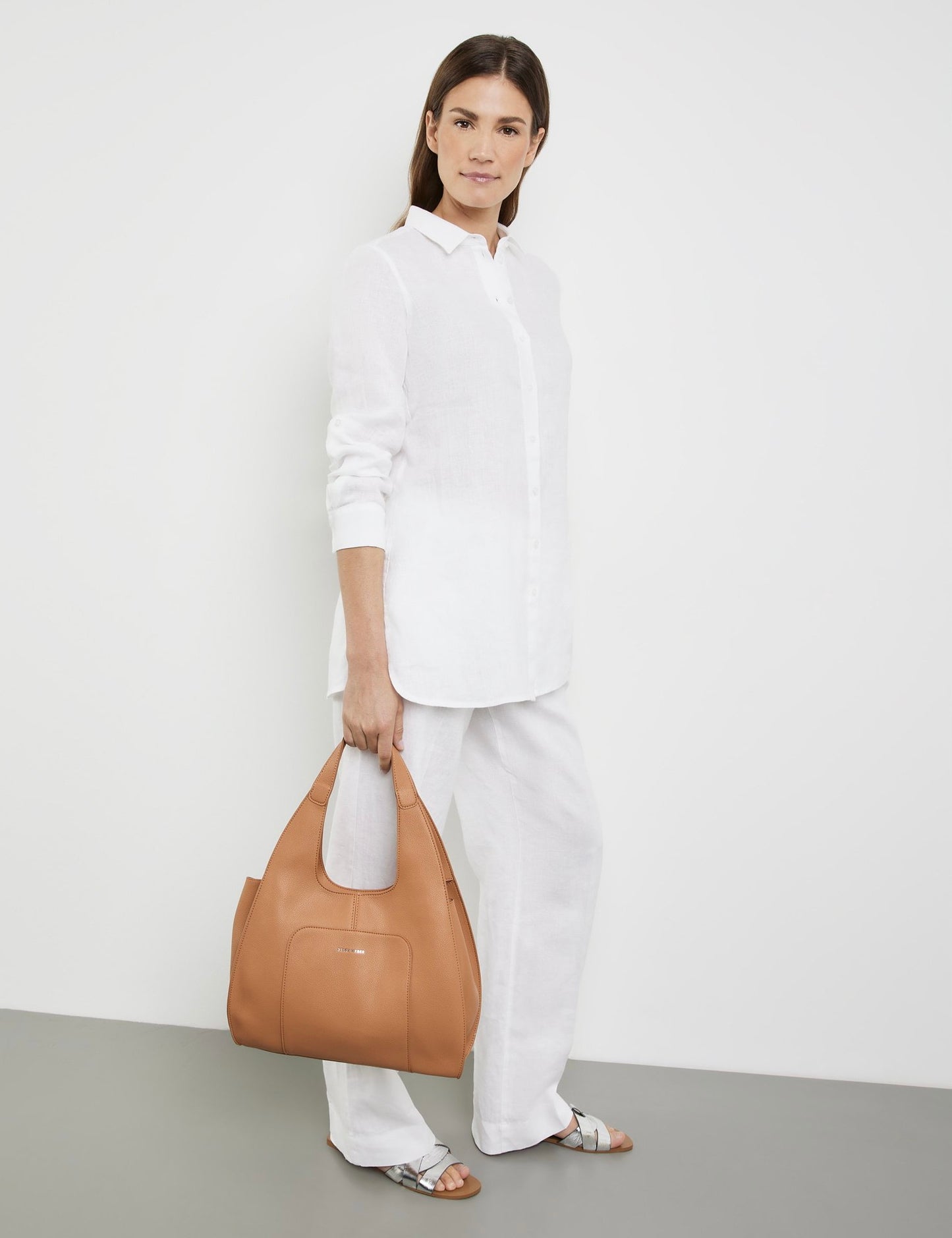 Linen Blouse with Side Slits - GERRY WEBER