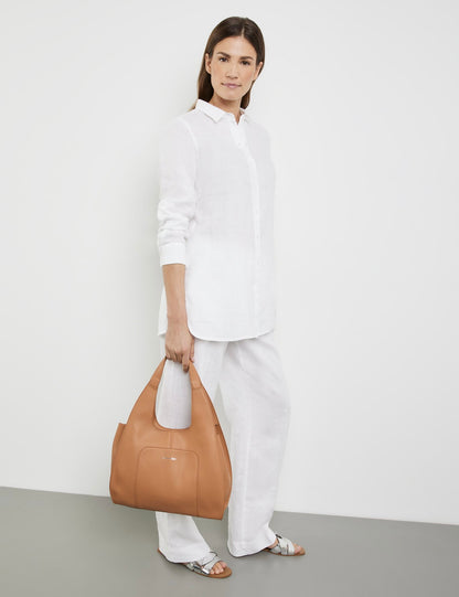 Linen Blouse with Side Slits - GERRY WEBER