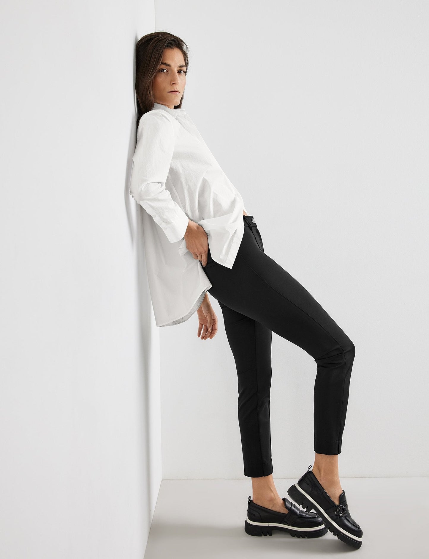 DeLuxe Trouser in Navy - GERRY WEBER