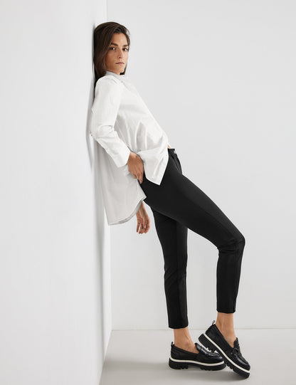 DeLuxe Trouser in Navy - GERRY WEBER