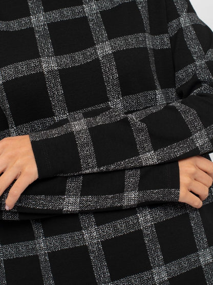 Pullover with Windowpane Checks - GERRY WEBER