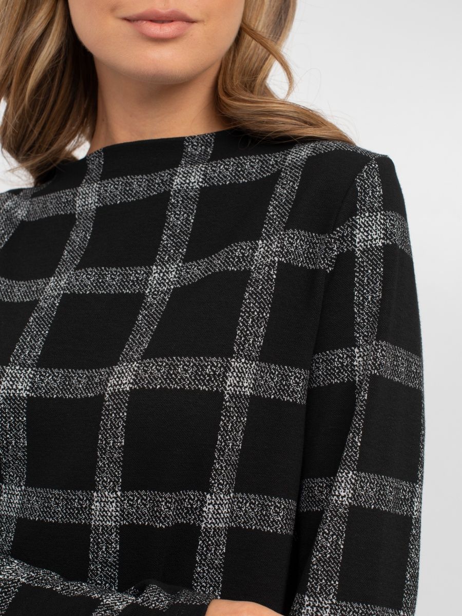 Pullover with Windowpane Checks - GERRY WEBER