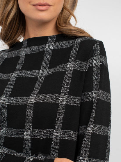Pullover with Windowpane Checks - GERRY WEBER