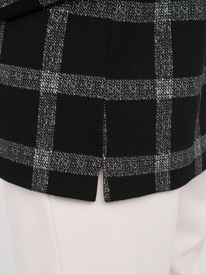Pullover with Windowpane Checks - GERRY WEBER