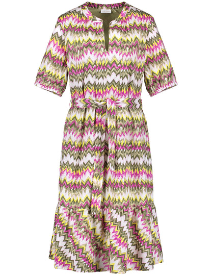 Cotton Dress with Print