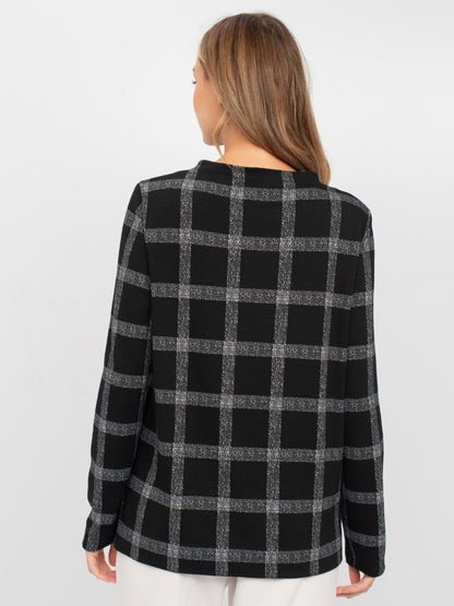 Pullover with Windowpane Checks - GERRY WEBER