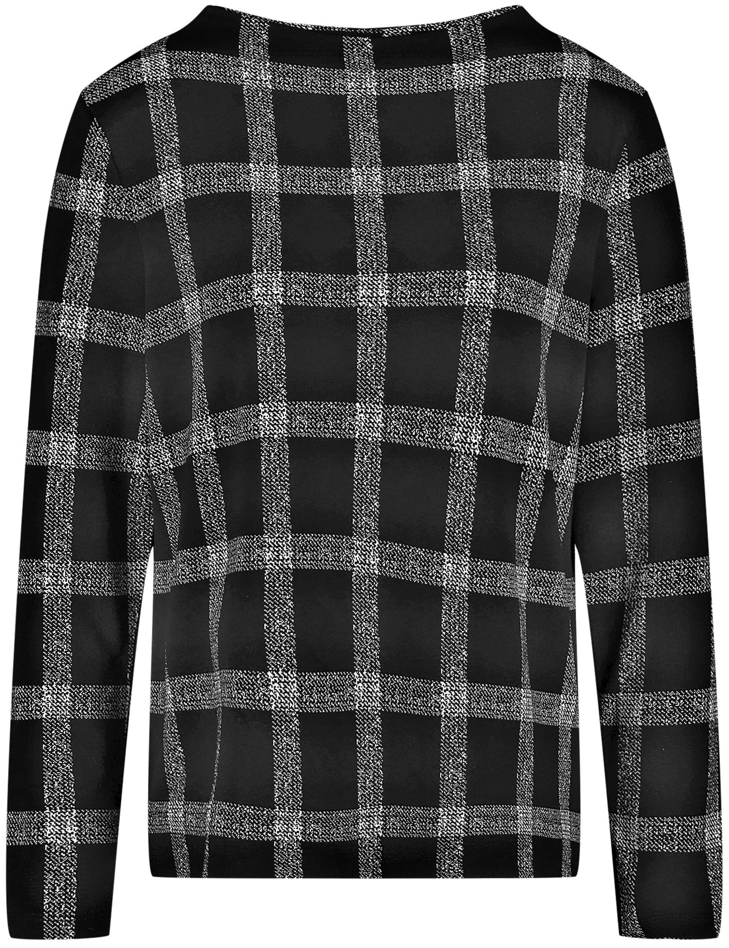 Pullover with Windowpane Checks - GERRY WEBER
