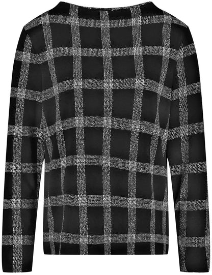 Pullover with Windowpane Checks - GERRY WEBER